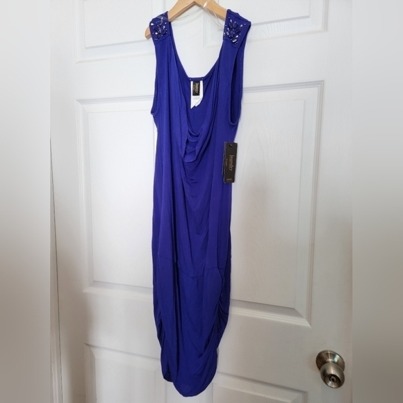 LAUNDRY By Shelli Segal Swim Beaded Dress - Picture 2 of 12